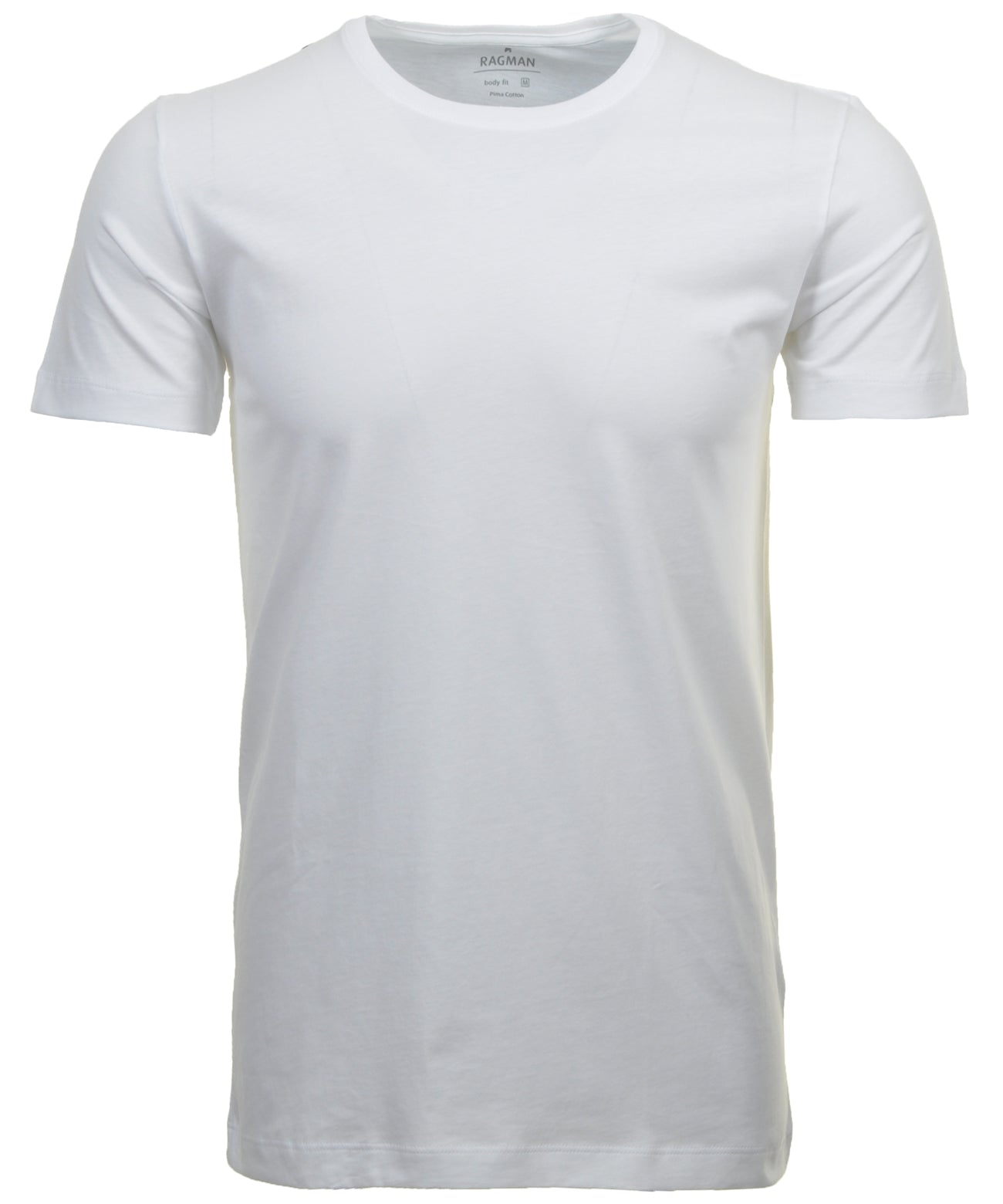 Ragman Herren T-Shirt in weiß