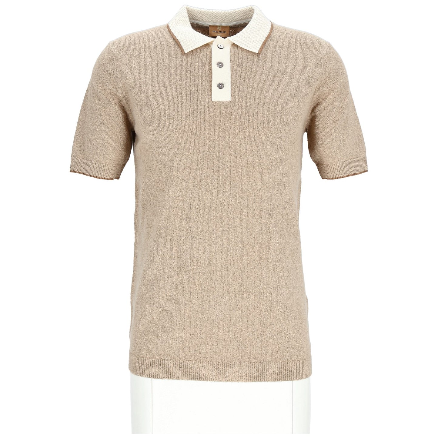 Mos Mosh Galery Herren Polo in beige
