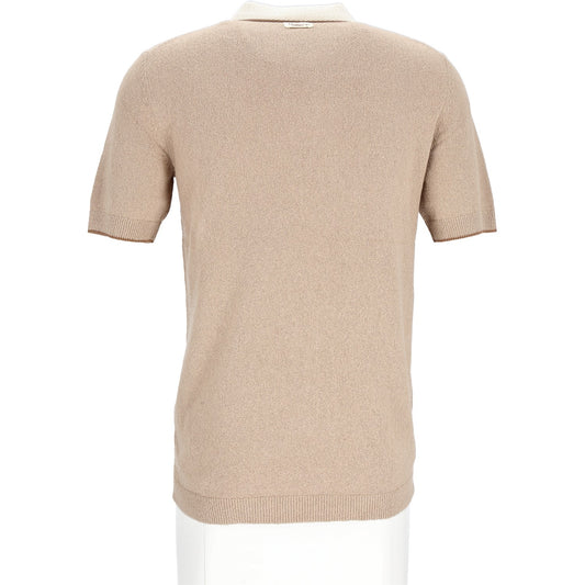 Mos Mosh Galery Herren Polo in beige