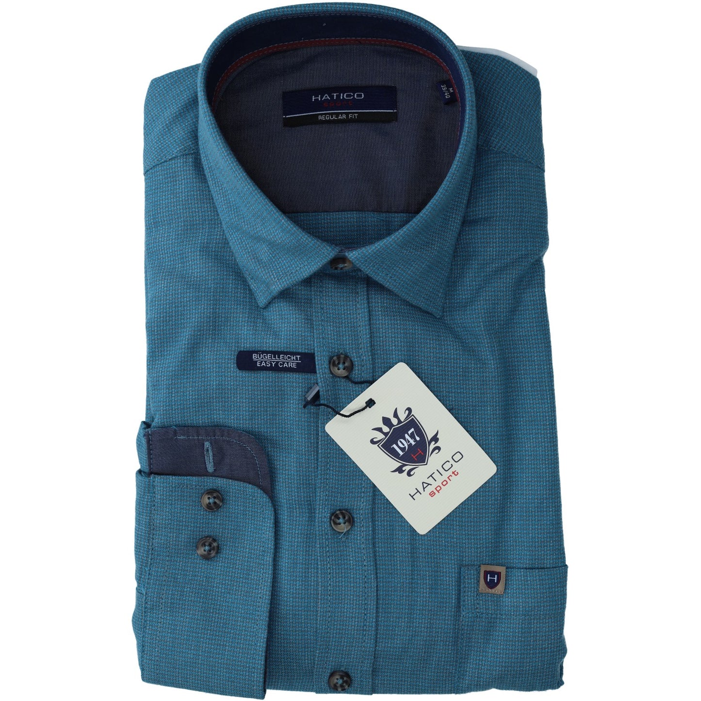 Hatico Herren Hemd in blau