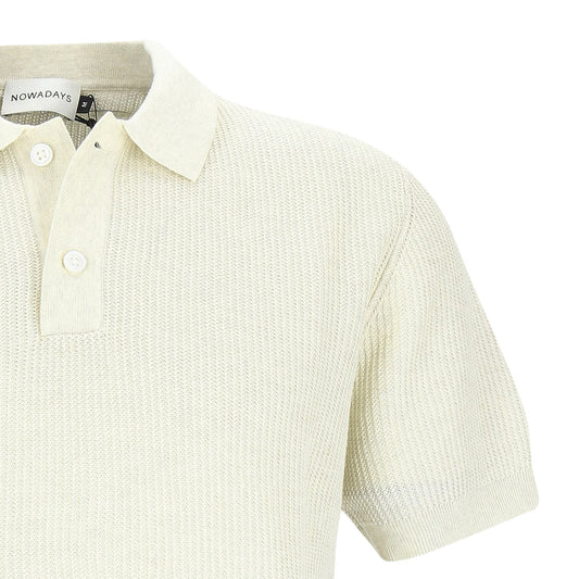 Nowadays Herren Polo in beige