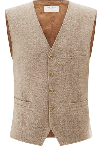 Carl Gross Herren Weste in beige