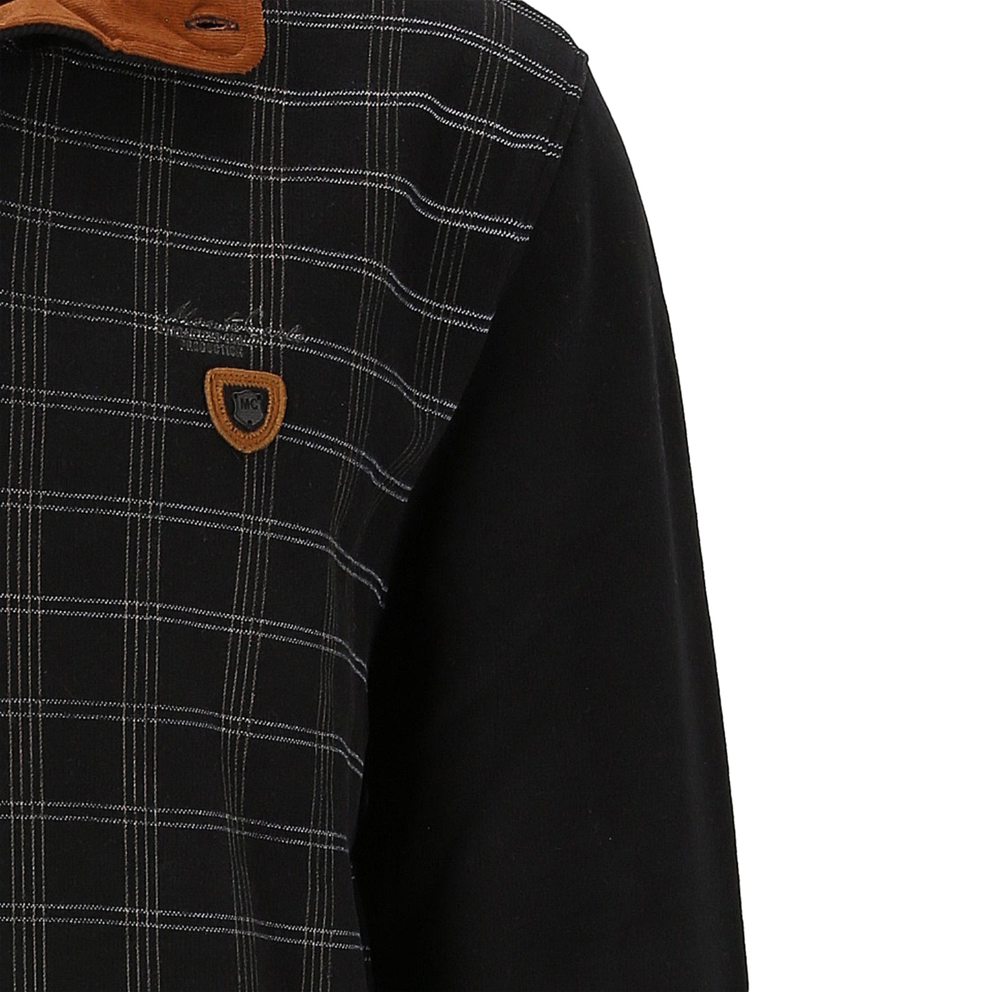 Mode Monte Carlo Herren Sweat-Shirt in schwarz