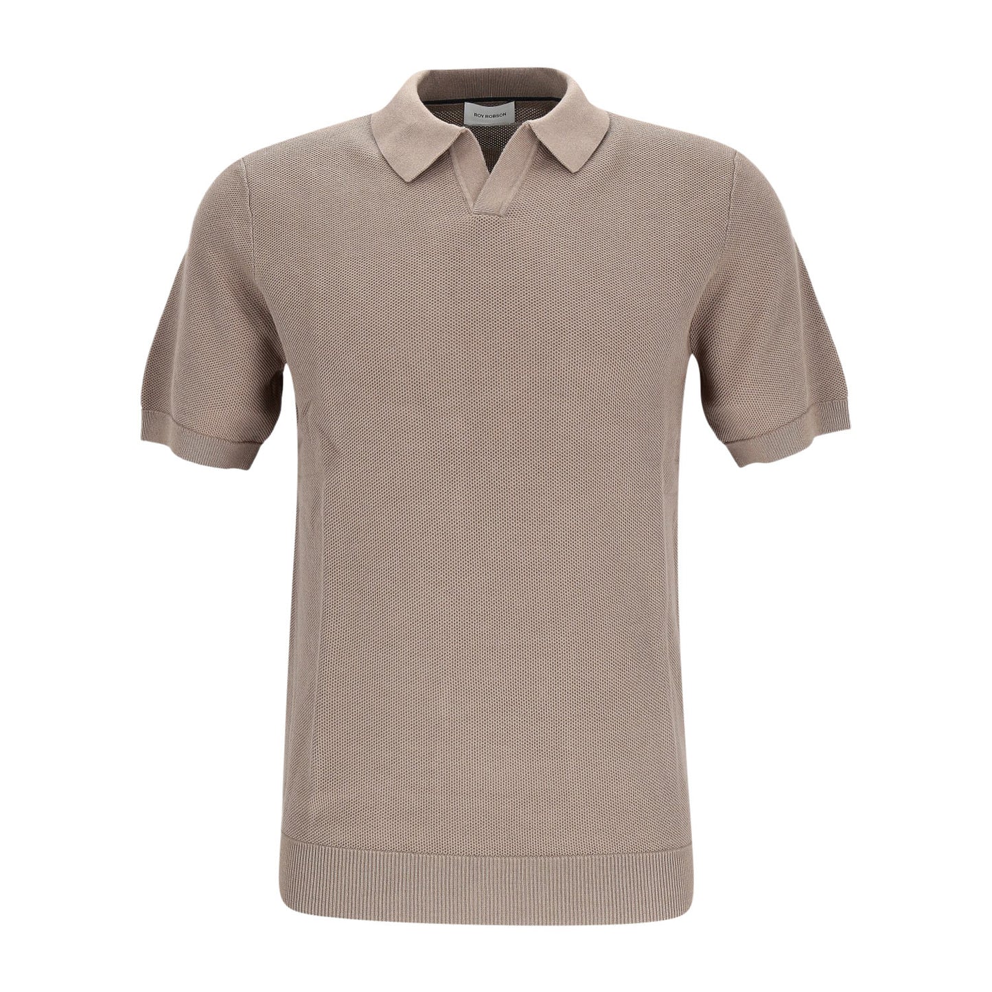 Roy Robson Herren Poloshirt in braun