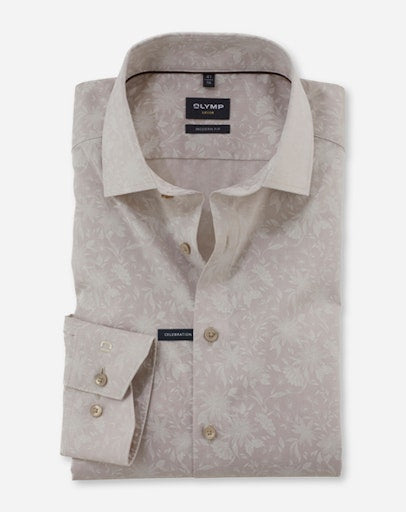 Olymp_MF Herren Hemd in beige