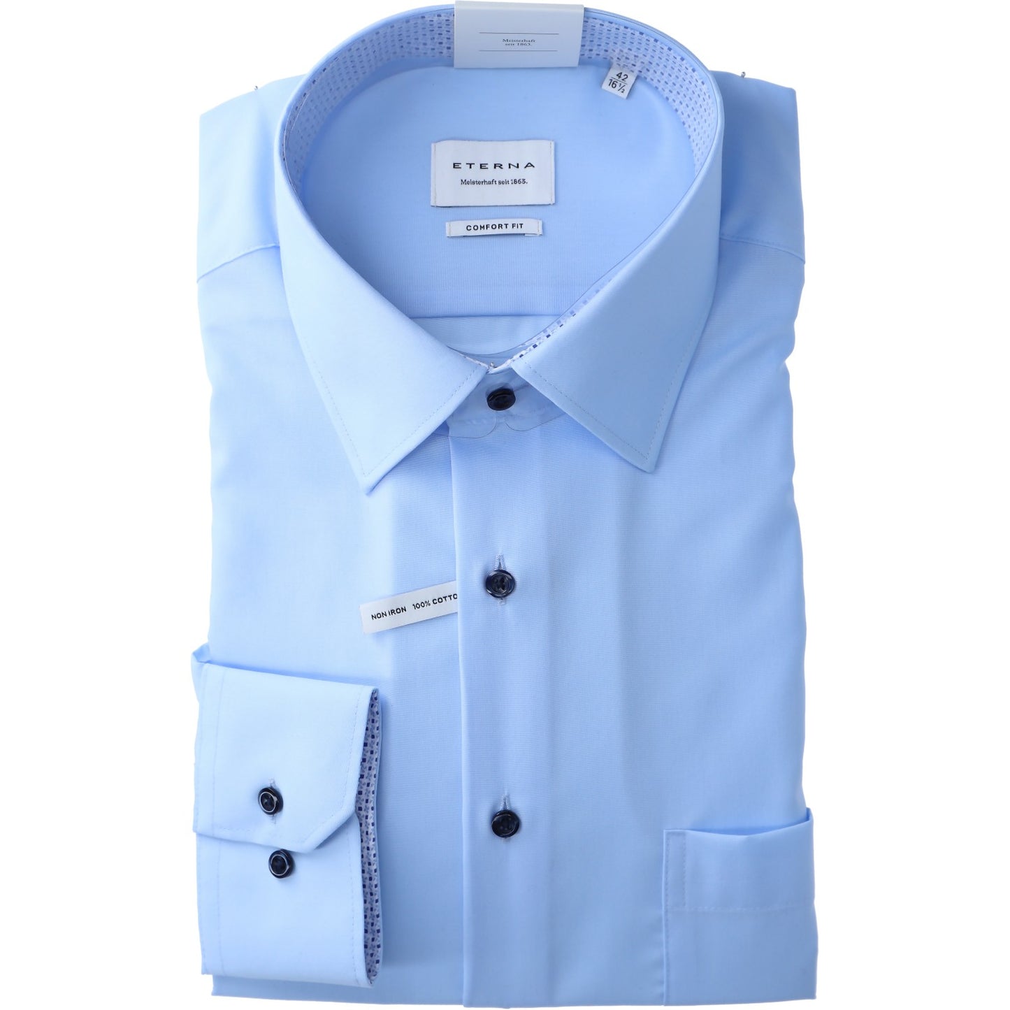 eterna Herren Hemd in blau