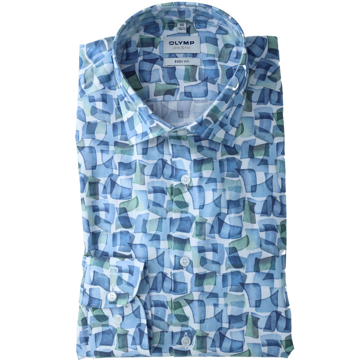 Olymp_BF Herren Hemd in blau