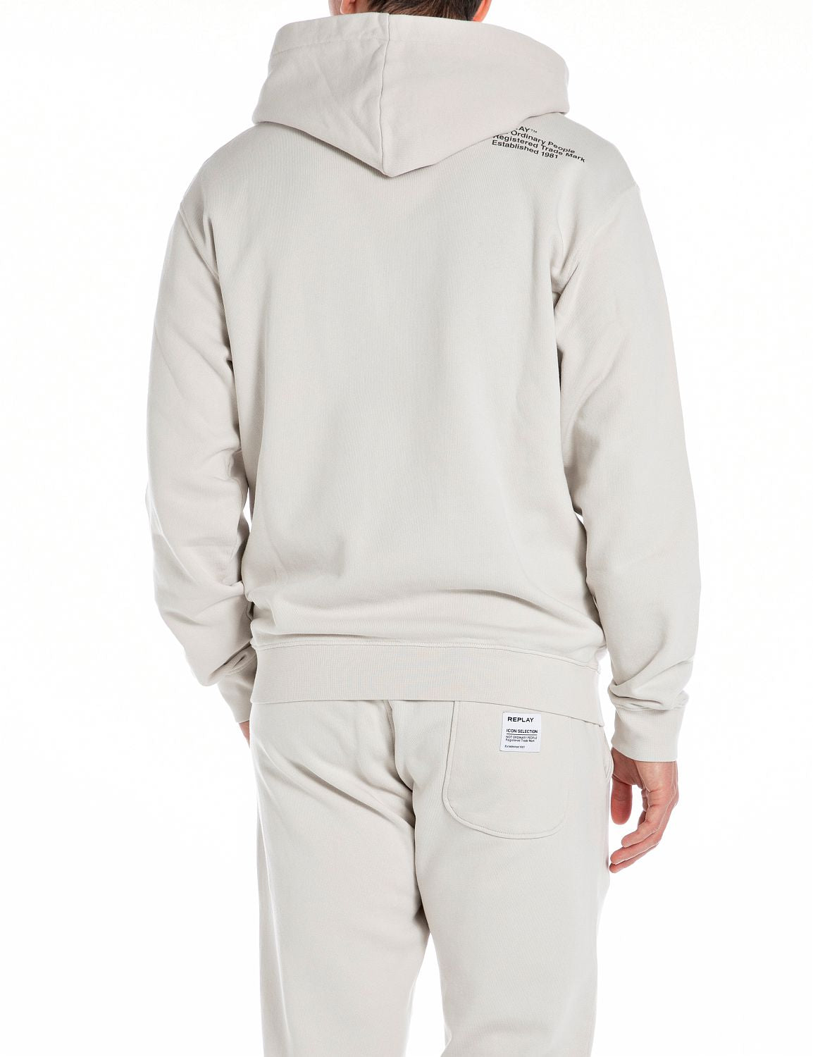 Replay Herren Sweat-Shirt in weiß