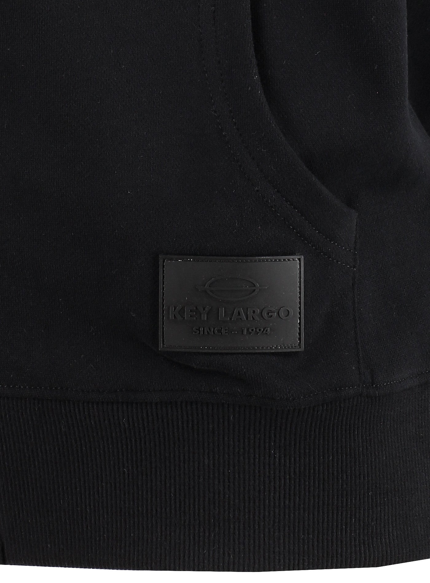 Key Largo Herren Sweat-Jacke in schwarz