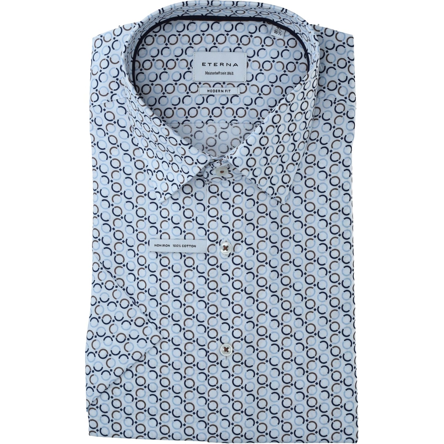 eterna Herren Hemd in blau