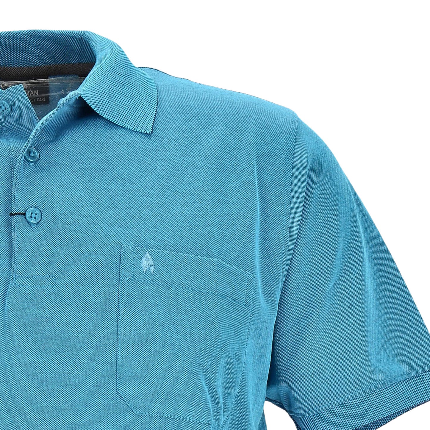 Ragman Herren Poloshirt in türkis