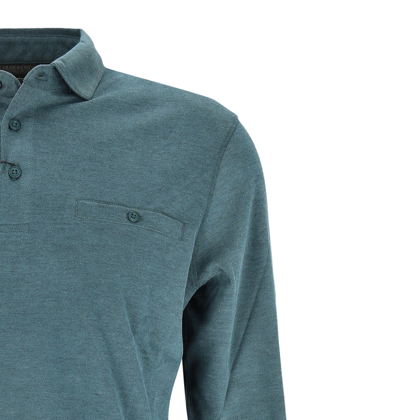 Ragman Herren Long Sleeve in grün