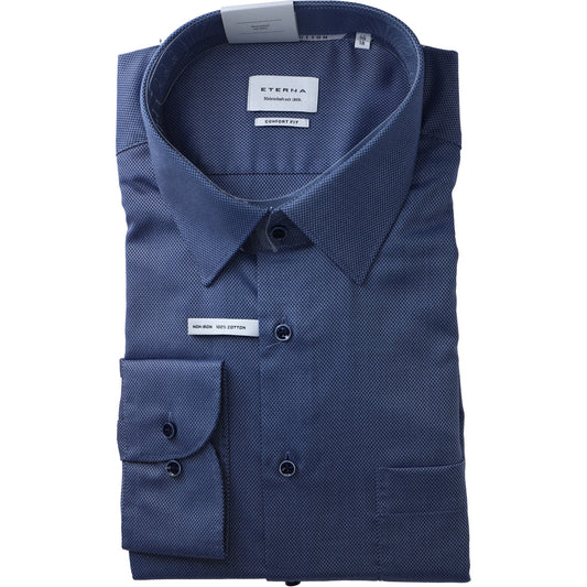 eterna Herren Hemd in blau