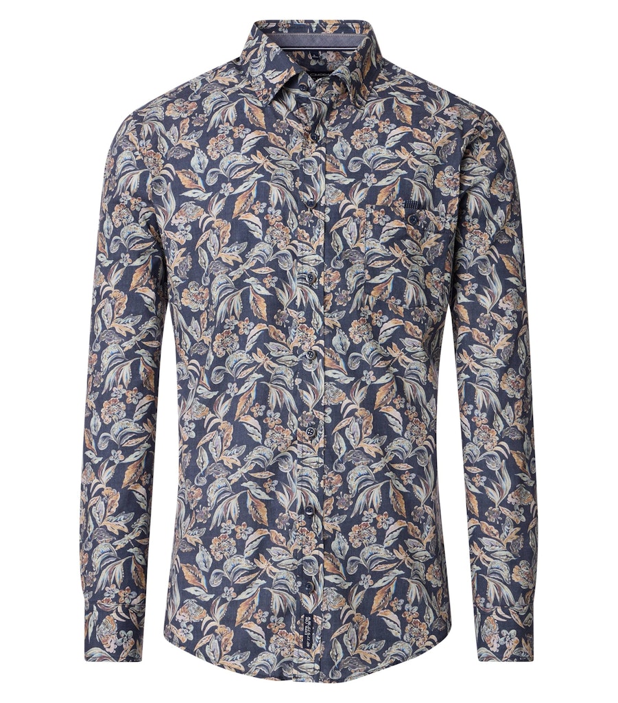 Casa Moda Herren Hemd in blau