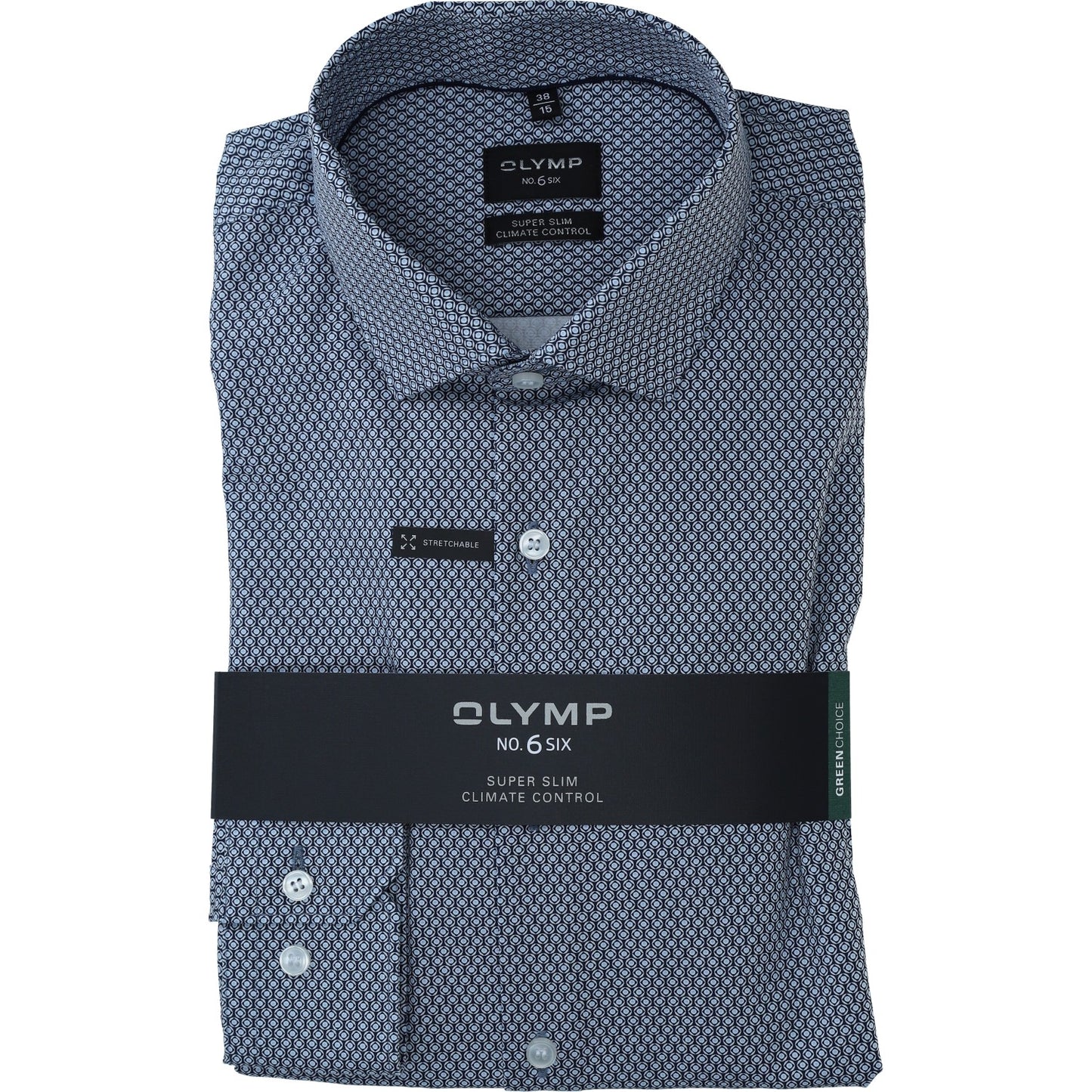 Olymp-Jersey_SF Herren Hemd in blau