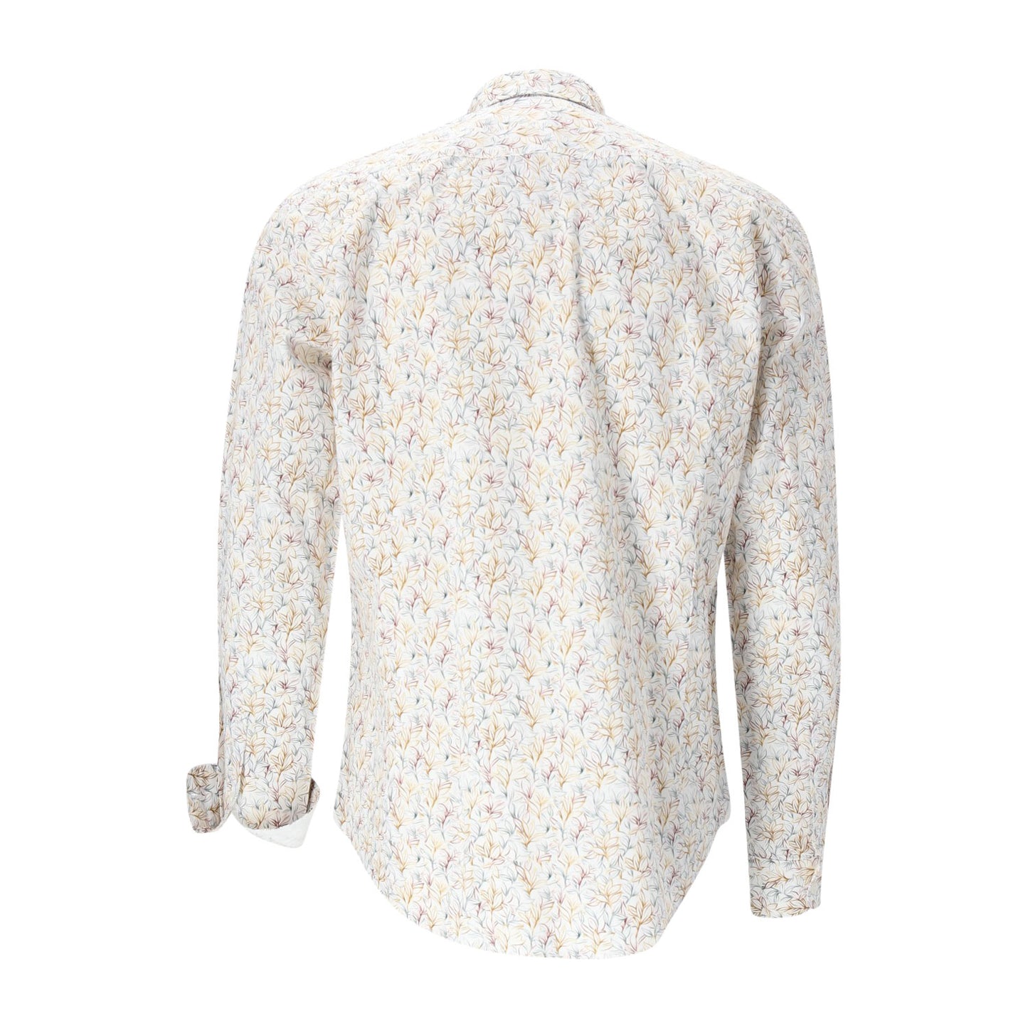 Two Flowers Herren Hemd in grau