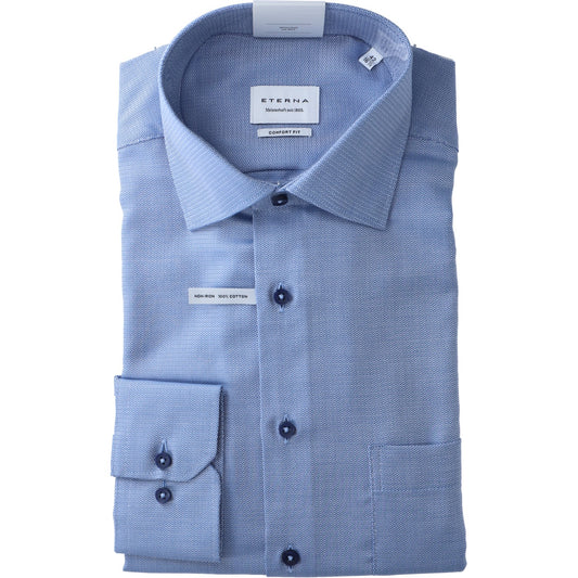 eterna Herren Hemd in blau
