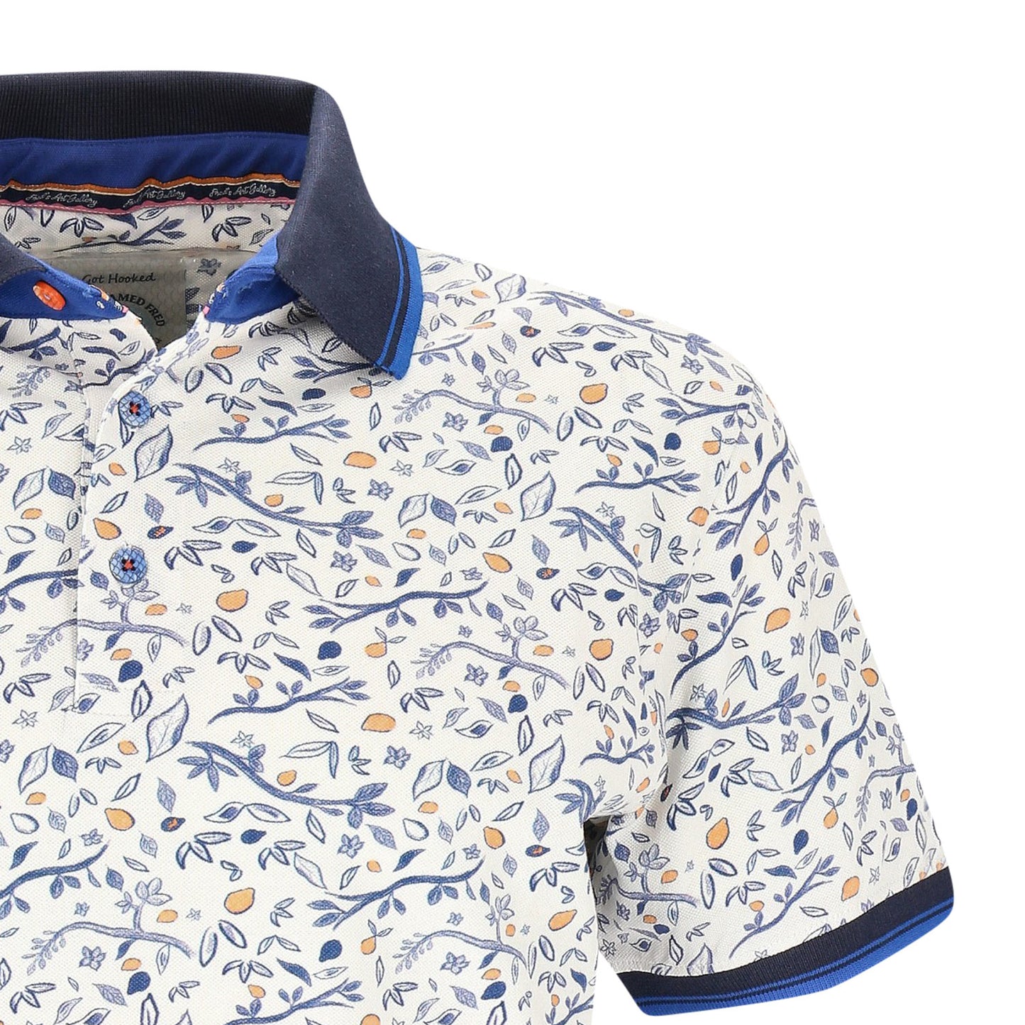 a Fish named Fred Herren Poloshirt in blau