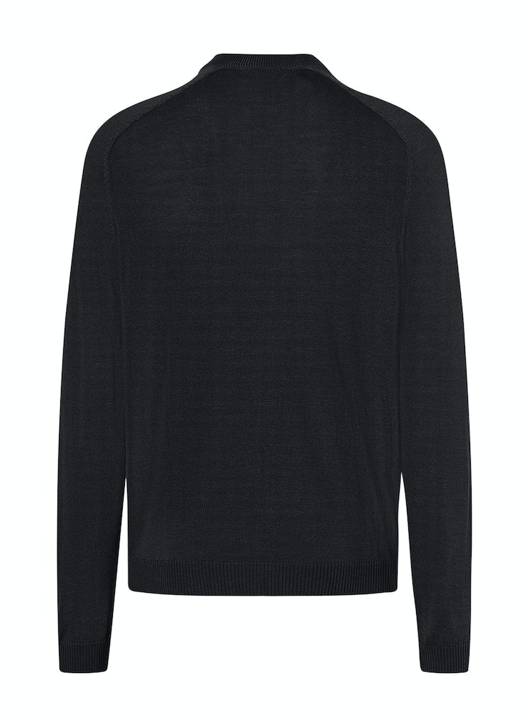 März Herren Strickjacke in schwarz