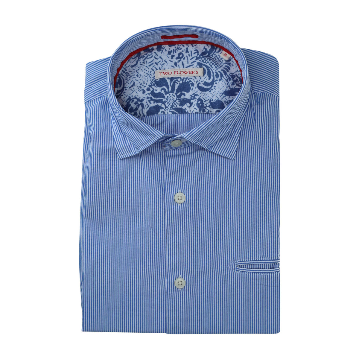Two Flowers Herren  in blau