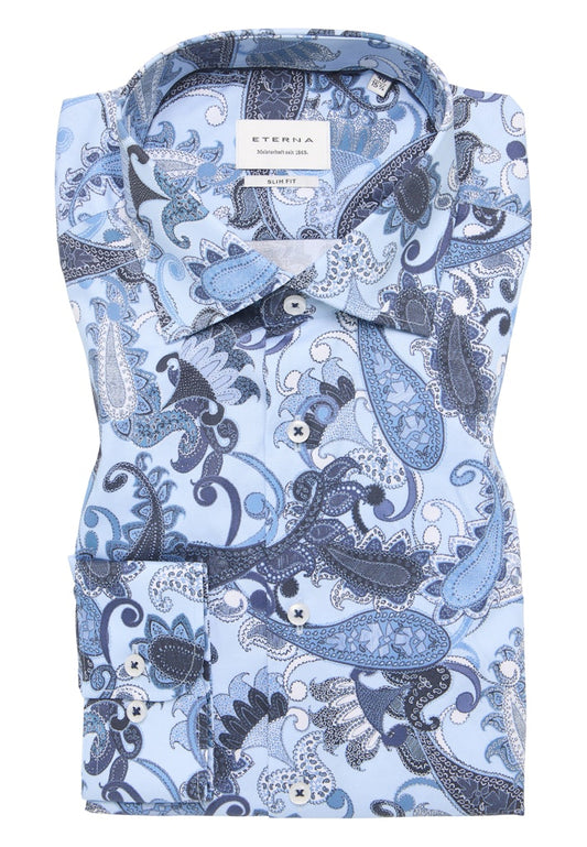 eterna Herren Hemd in blau