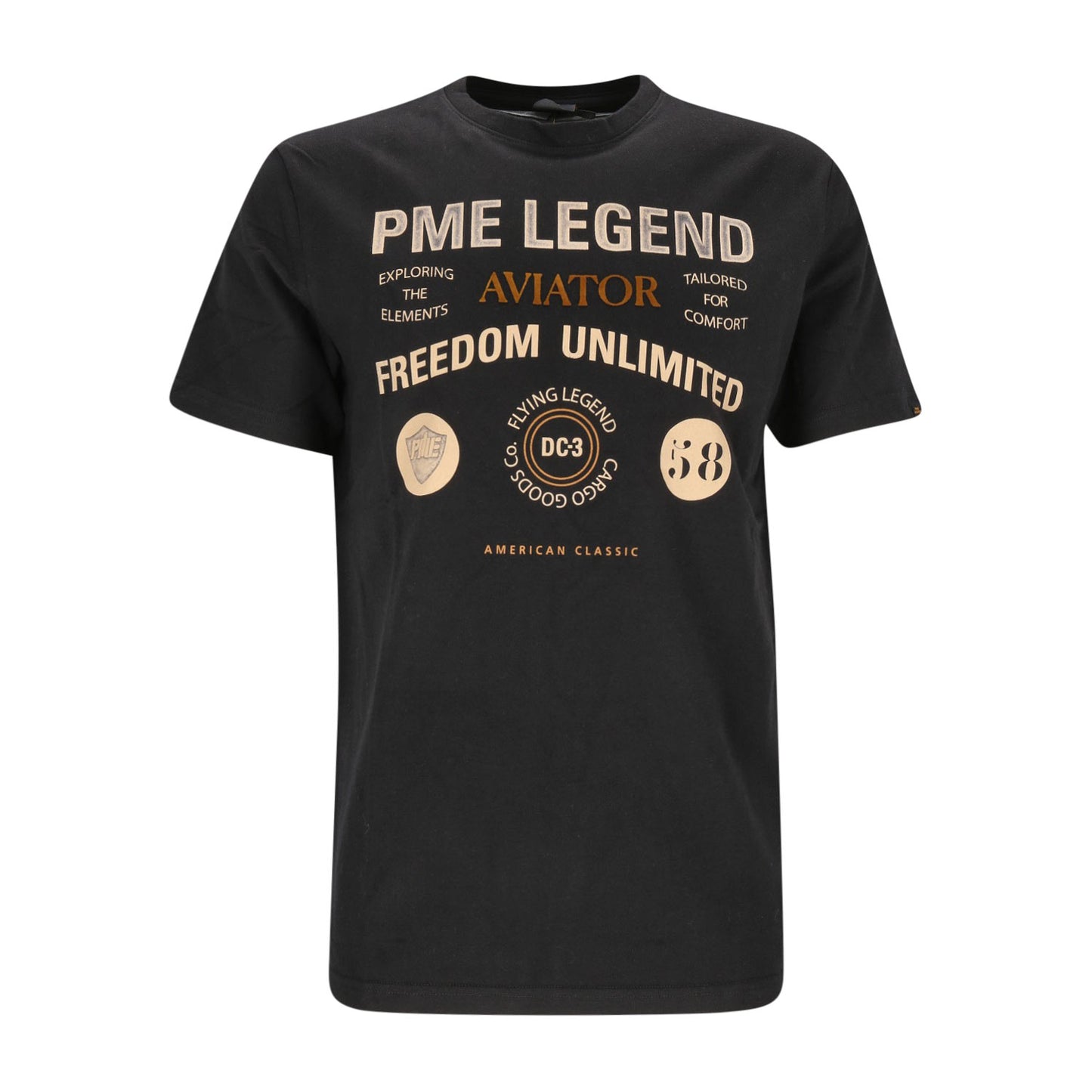 PME Legend Herren T-Shirt in schwarz
