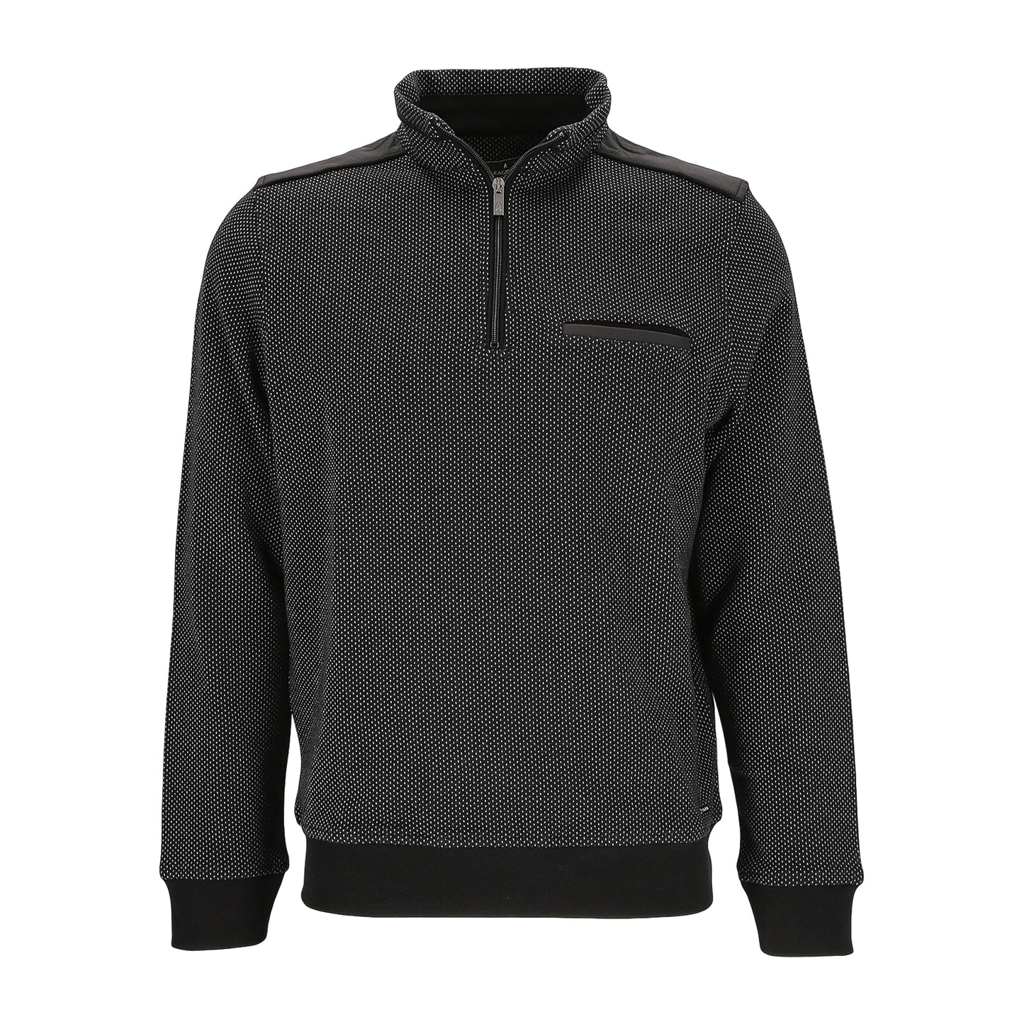 Ragman Herren Pullover in schwarz