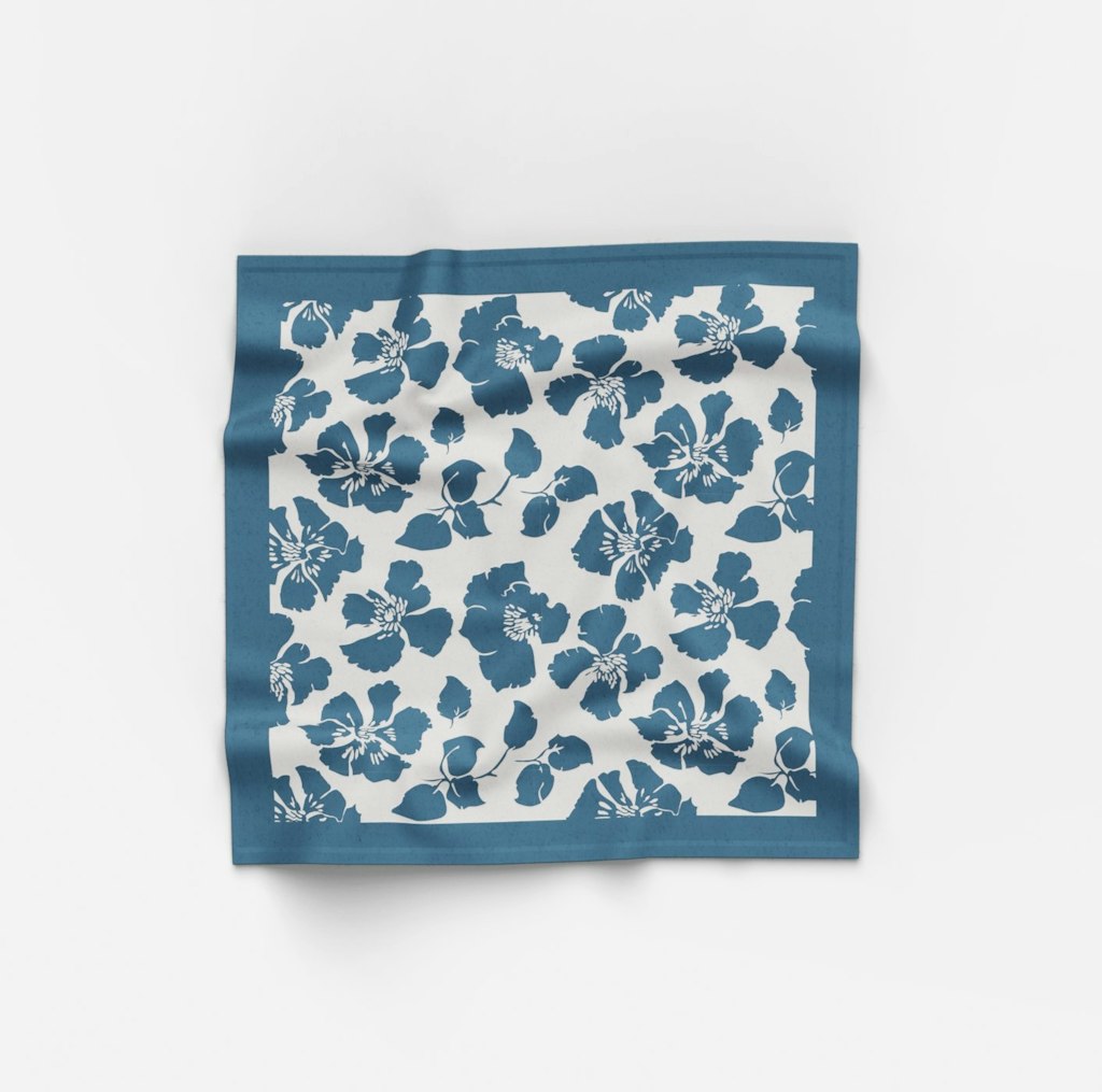 Olymp Herren Tucher / Schal in blau