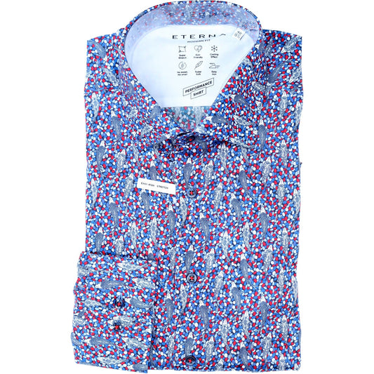 eterna Herren Hemd in blau