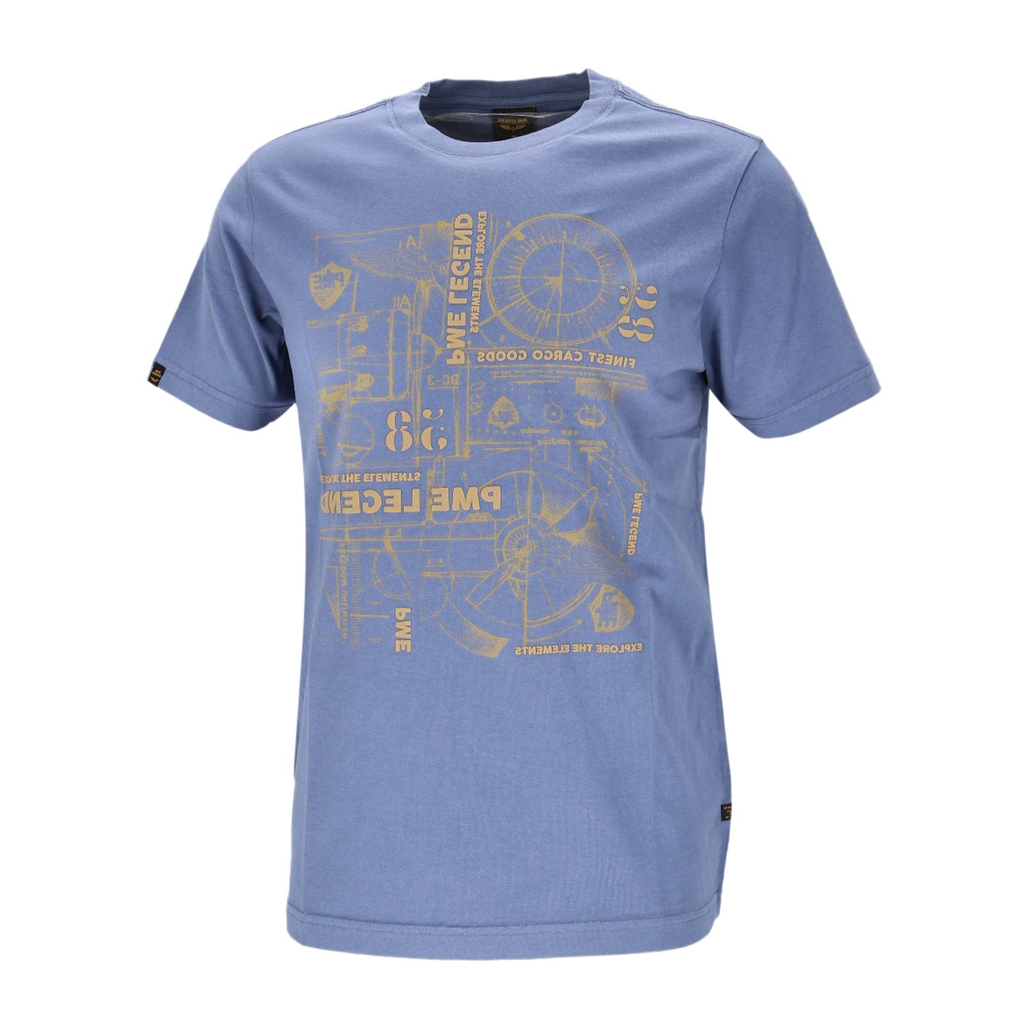 PME Legend Herren T-Shirt in blau