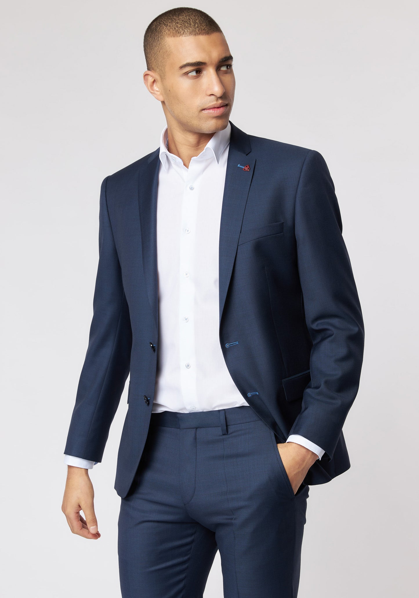 Roy Robson Herren Sakko in blau