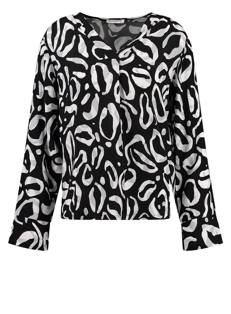 Key Largo Herren Bluse in schwarz
