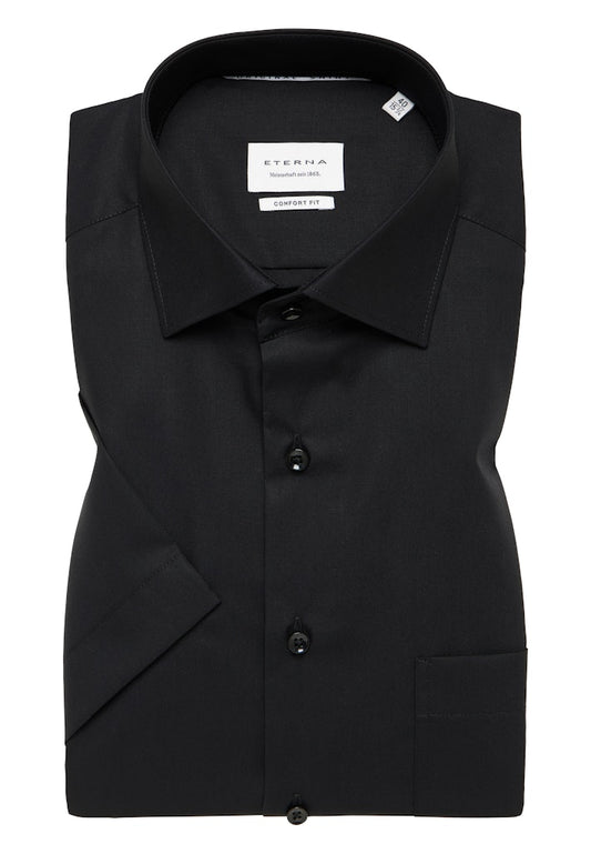 eterna Herren Hemd in schwarz