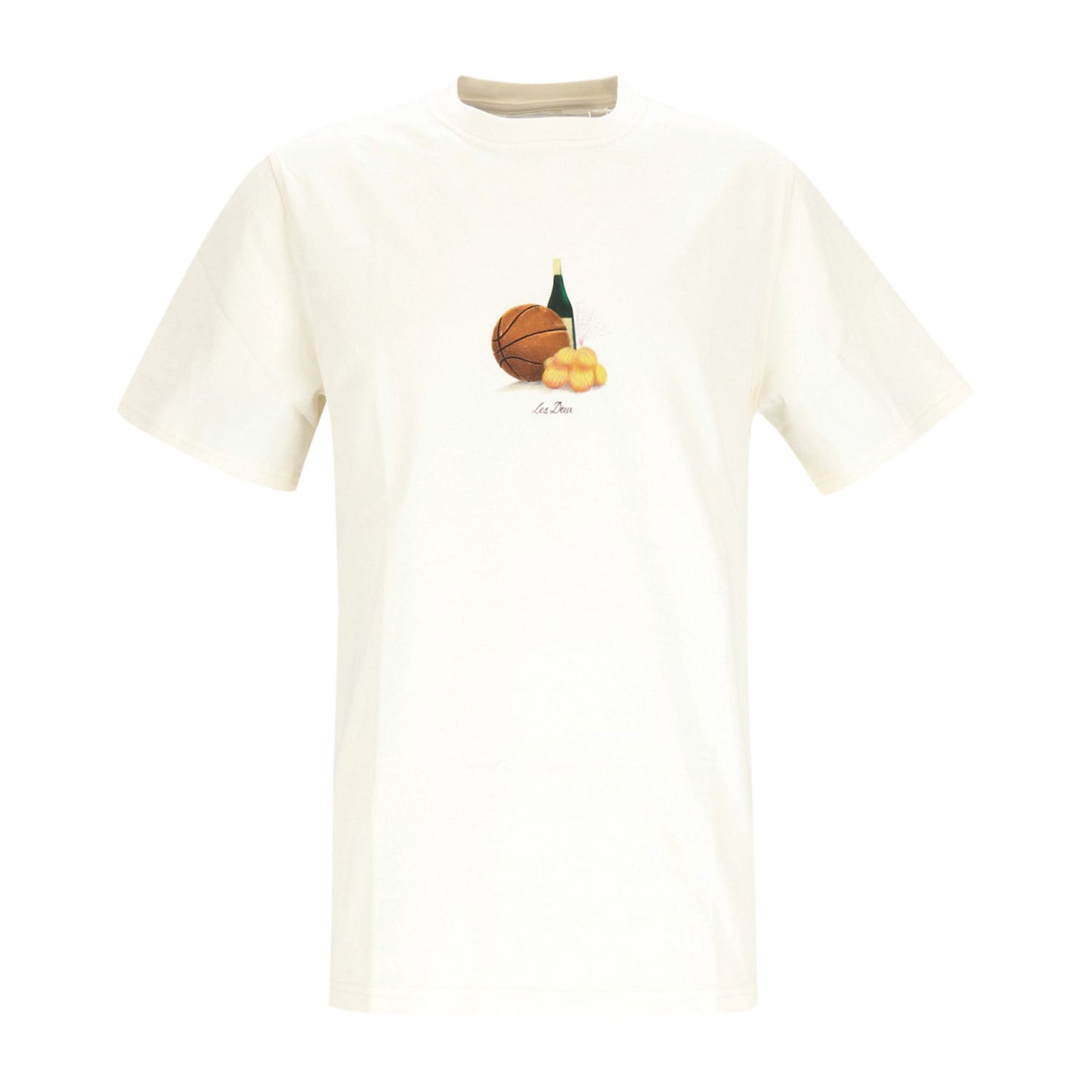 Les Deux Herren T-Shirt in weiß