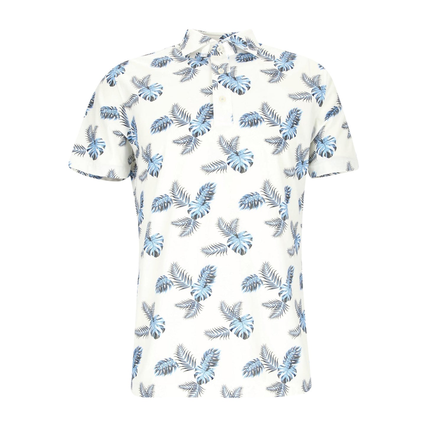 District indigo Herren Poloshirt in hellblau