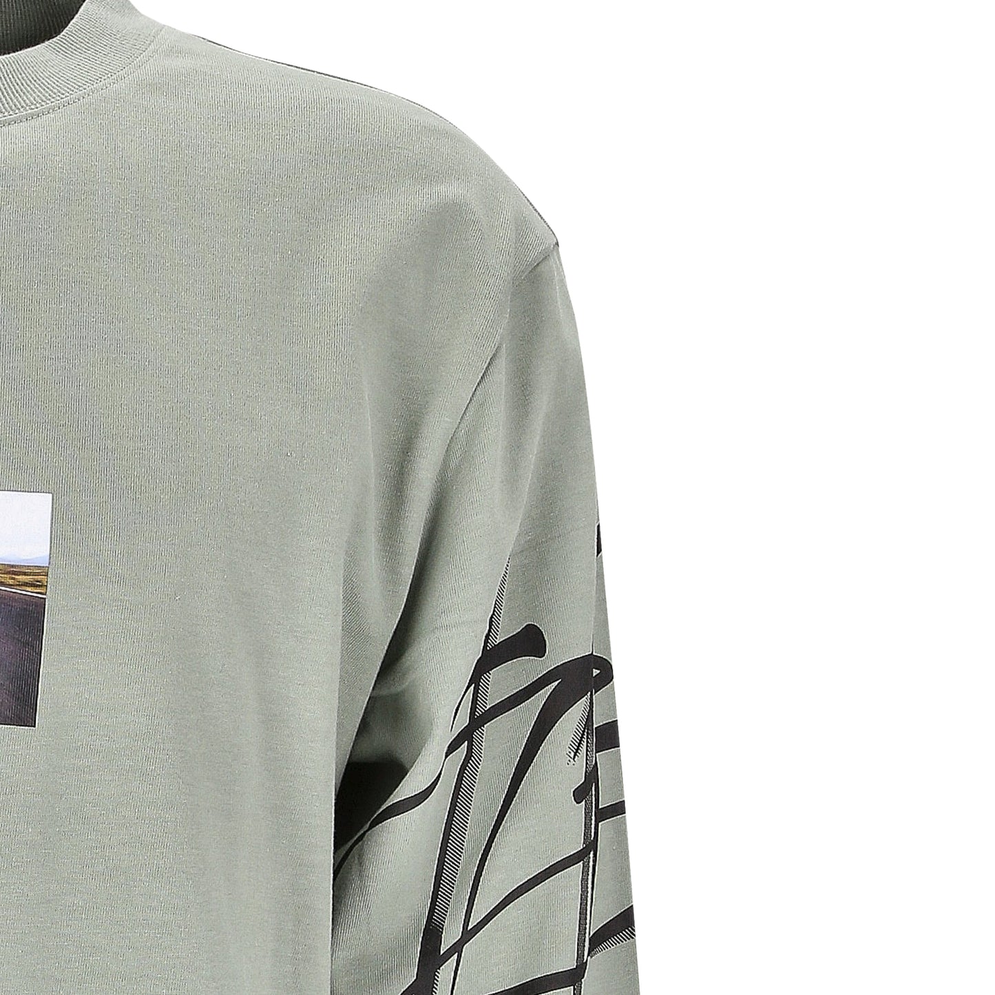 HUGO_Red Herren LongSleeve in grün