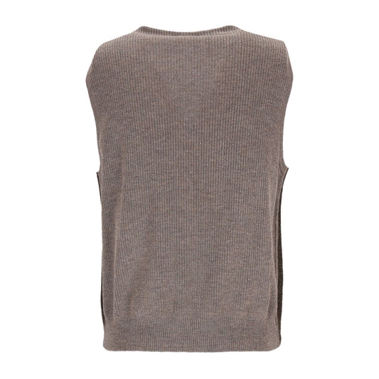 März Herren Strick-Gilet in beige