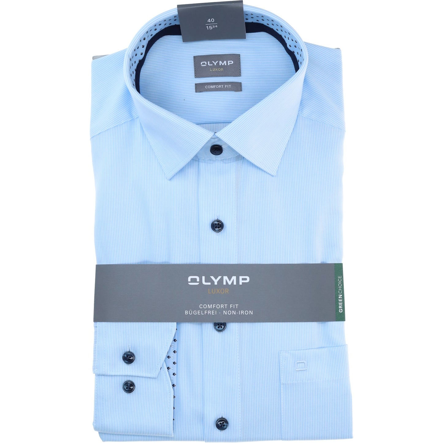 Olymp_CF Herren Hemd in blau
