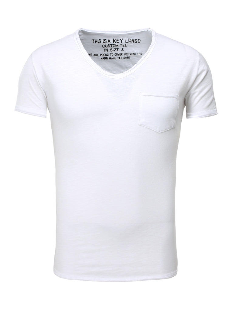 Key Largo Herren T-Shirt in weiß