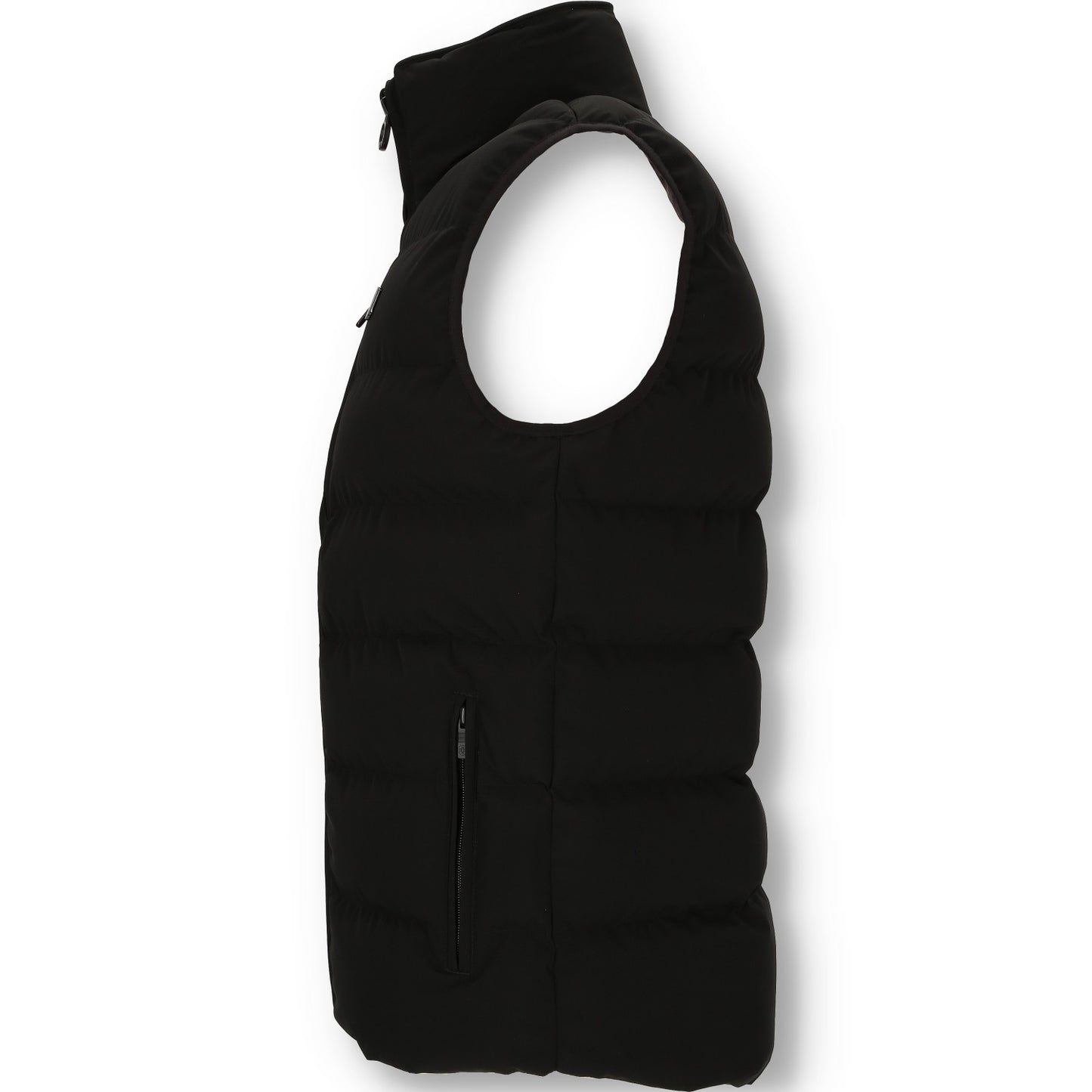 Wellenstyn Herren Weste in schwarz
