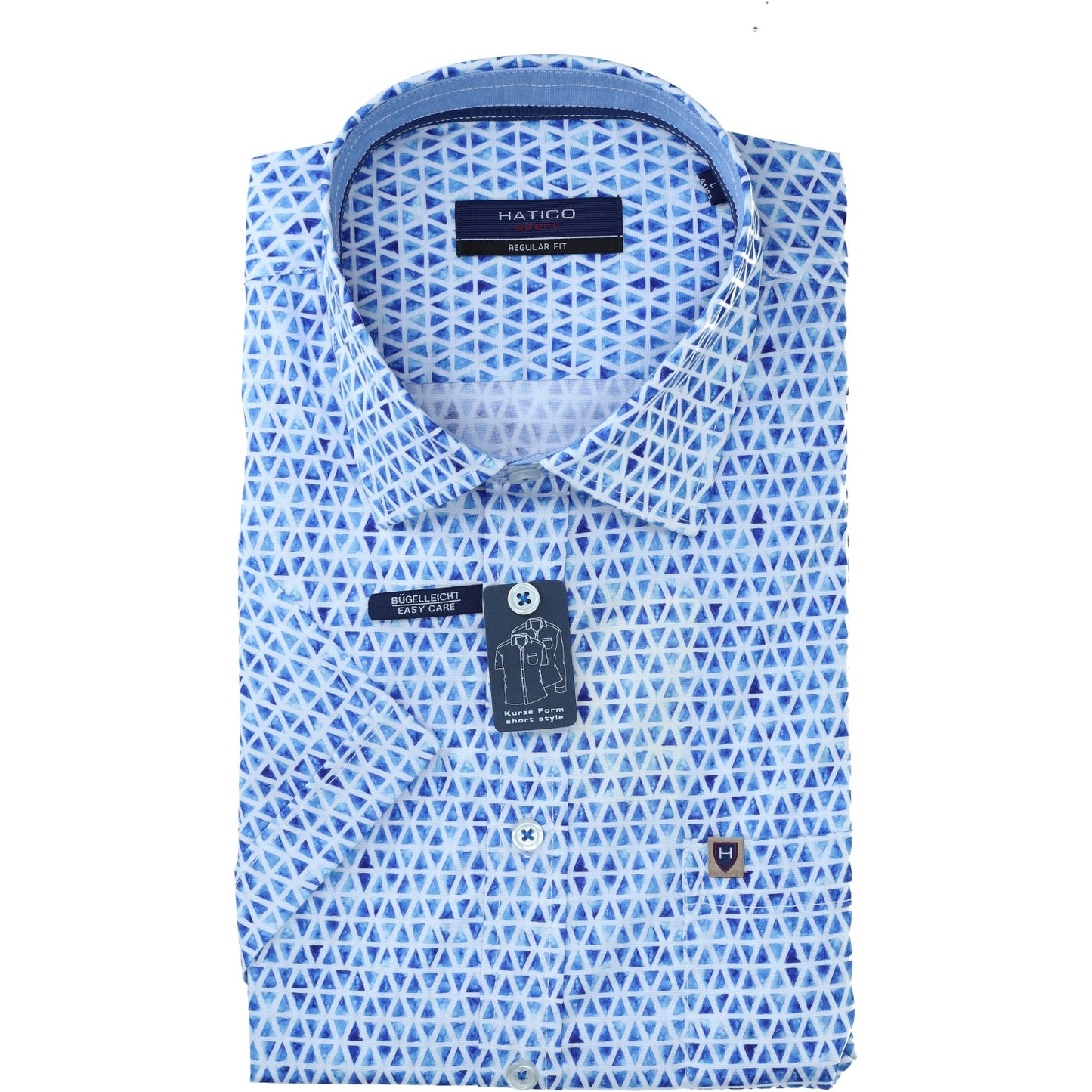 Hatico Herren Hemd in blau