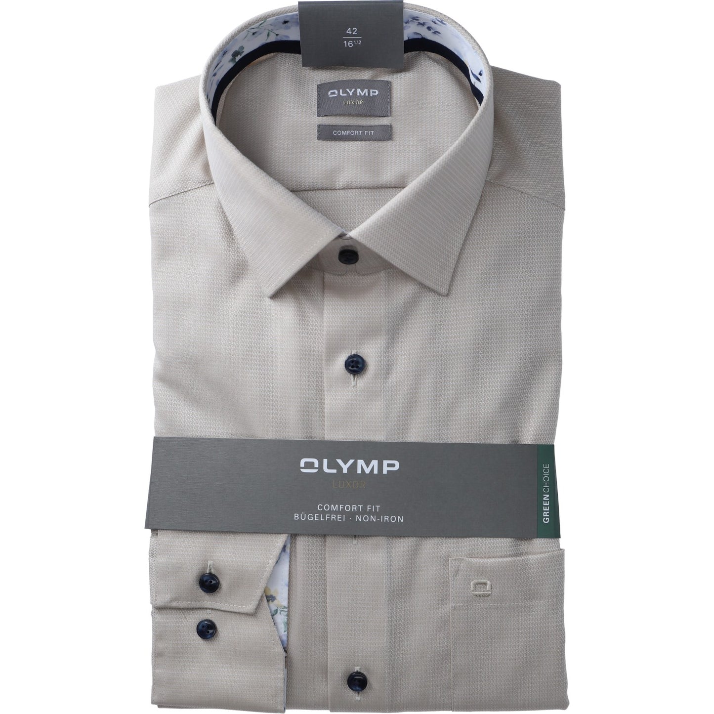 Olymp_CF Herren Hemd in beige