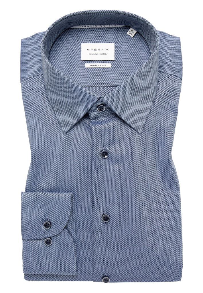 eterna Herren Hemd in blau