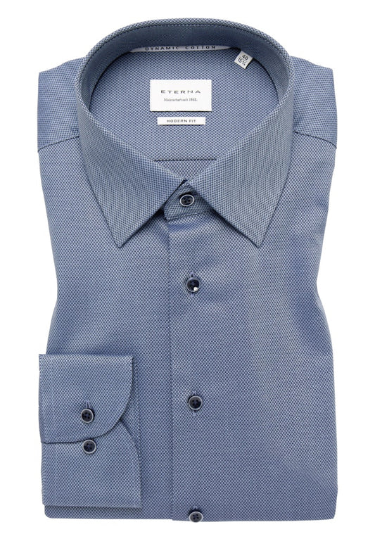 eterna Herren Hemd in blau