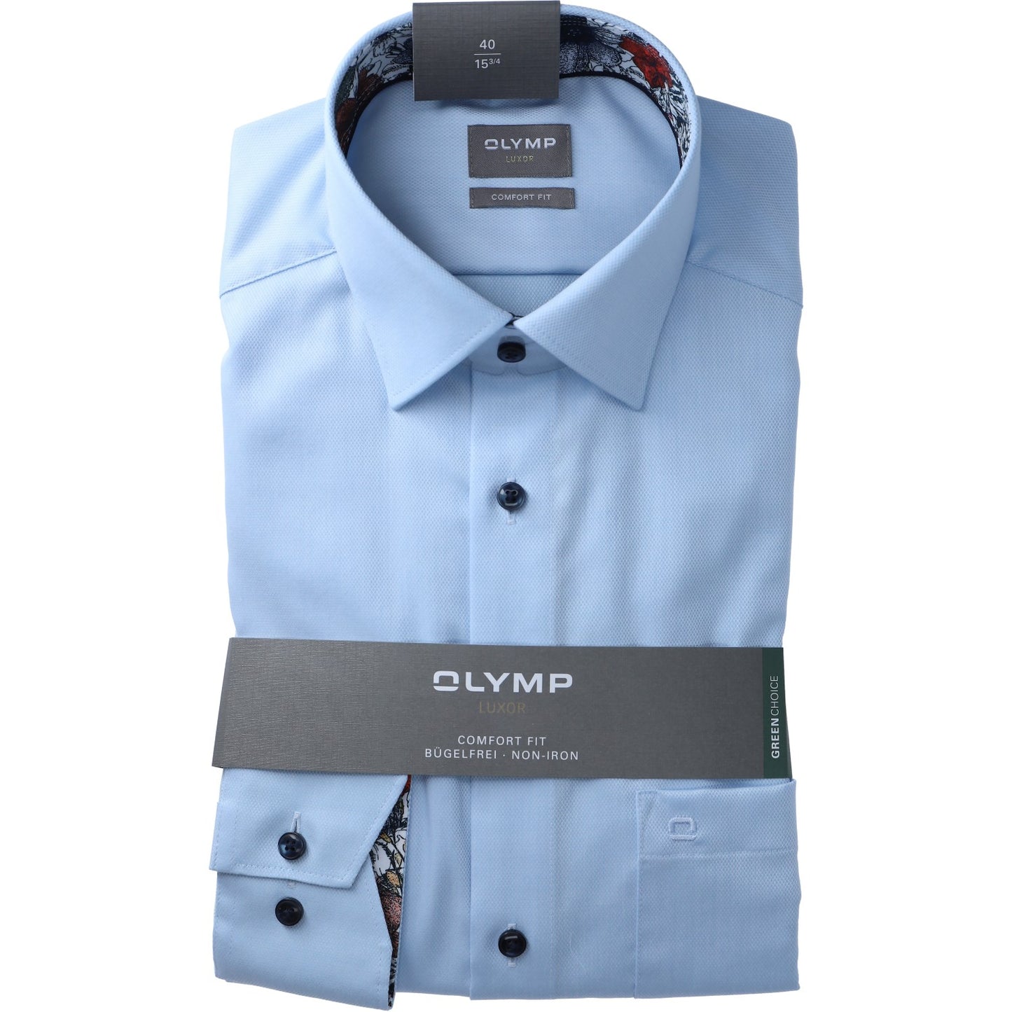 Olymp_CF Herren Hemd in blau