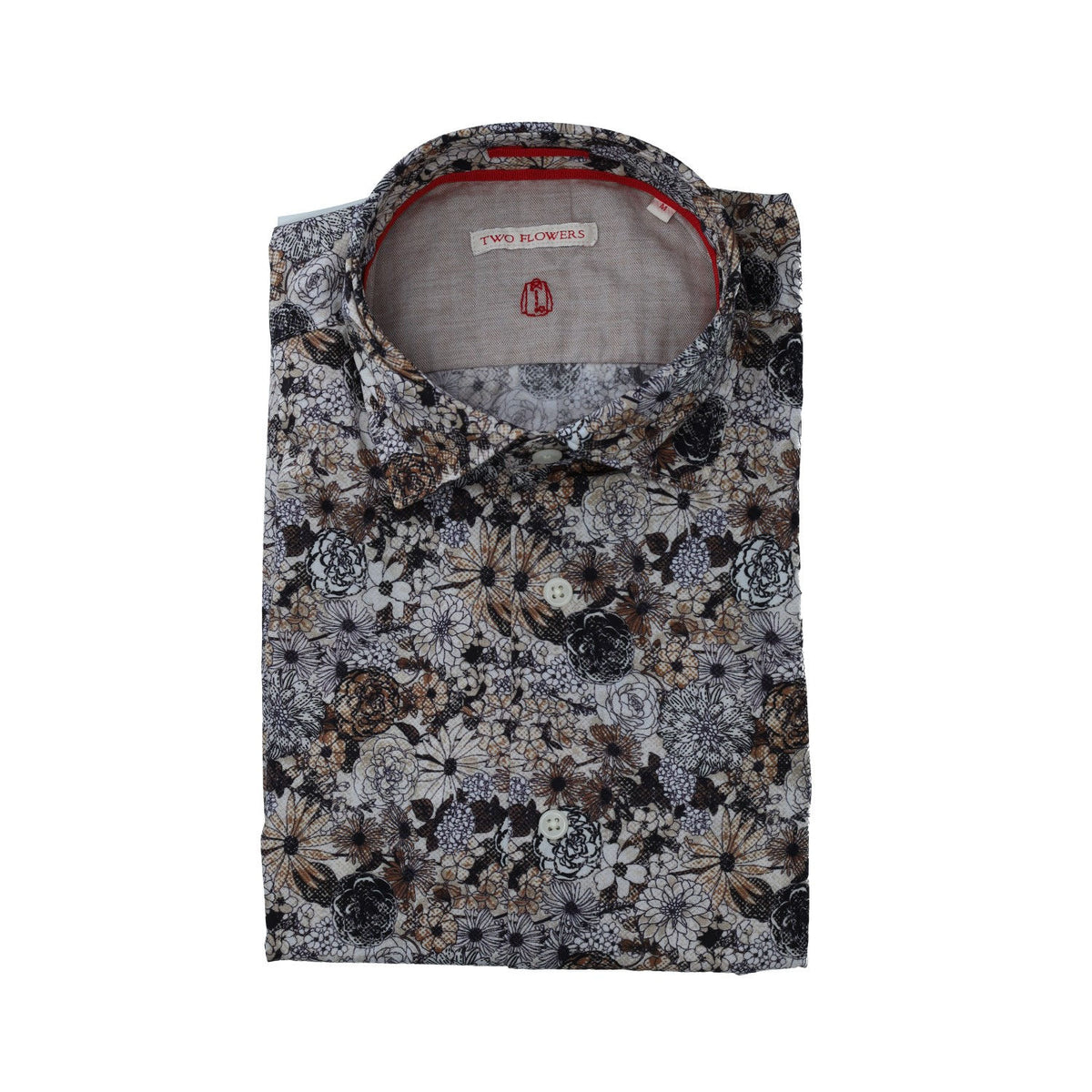 Two Flowers Herren  in braun