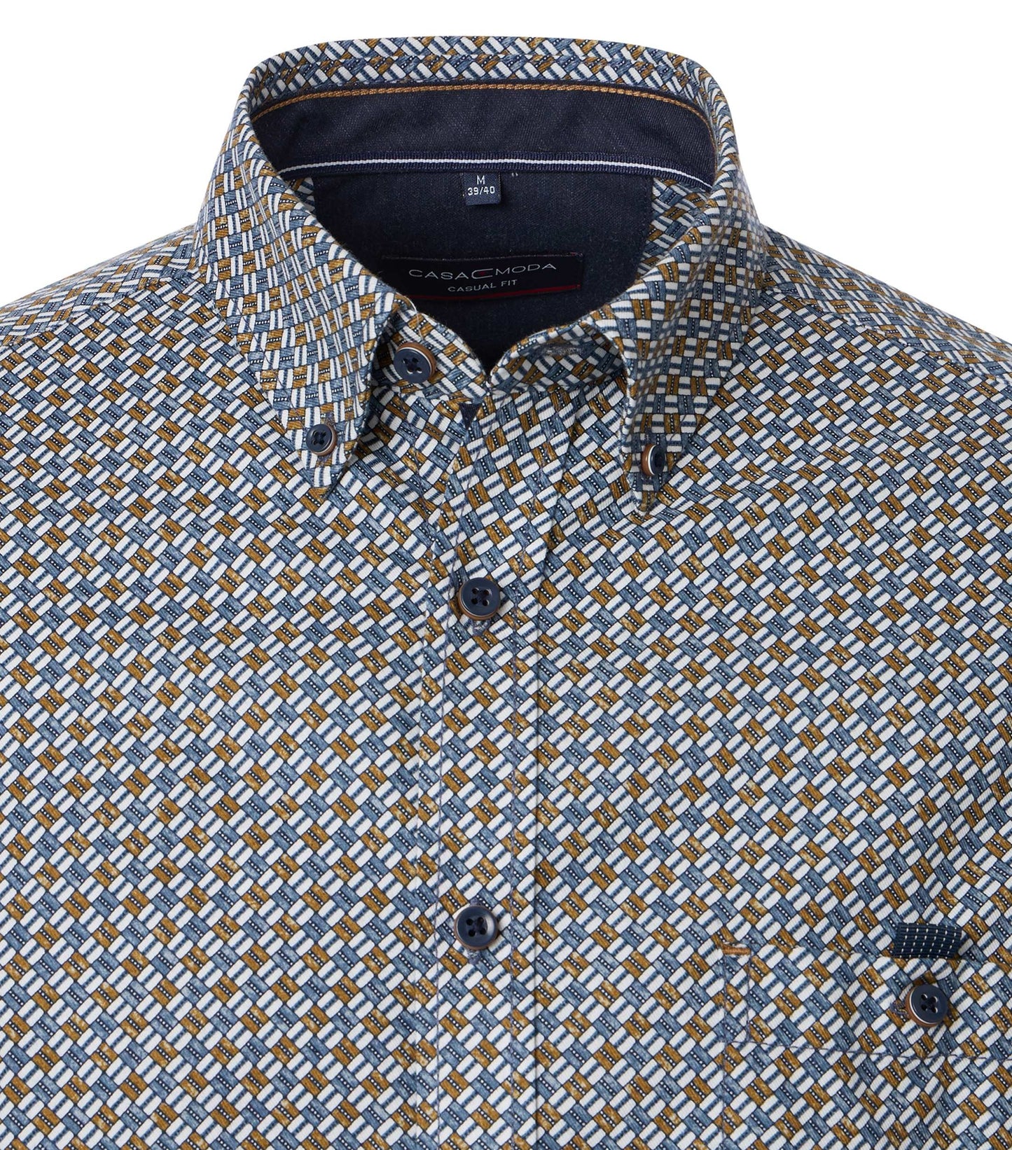 Casa Moda Herren Hemd in blau