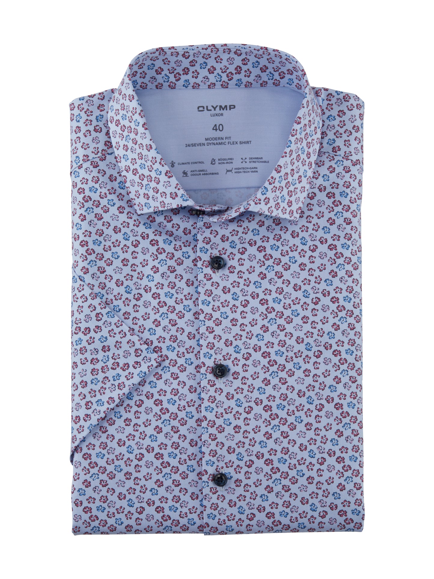 Olymp-Jersey_MF Herren Hemd in rosa