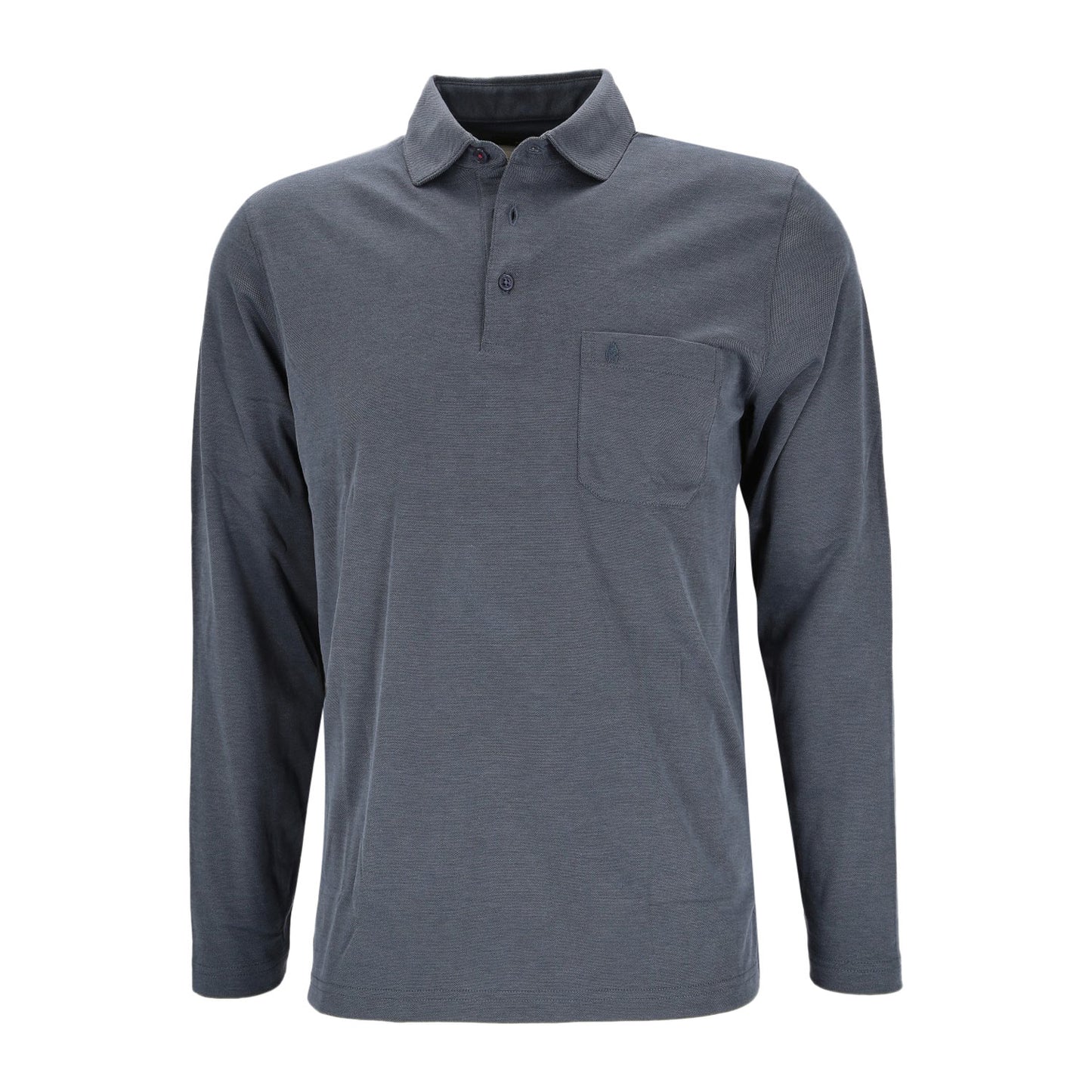 Ragman Herren Long Sleeve in blau