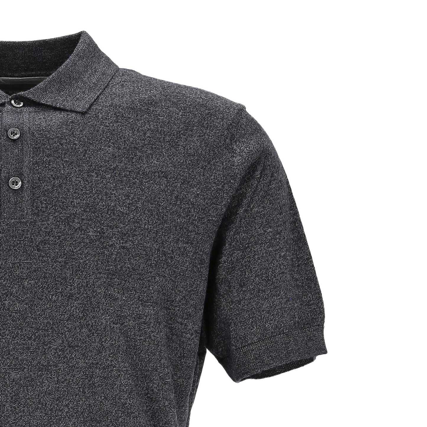 Bugatti Herren Strick-Polo in blau